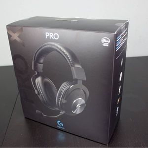 Logitech PRO X Gaming Headset, Black wireless, blue voice
